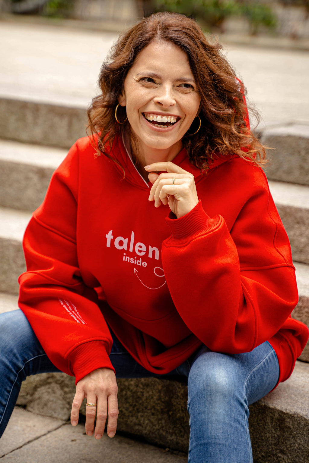 BLUZA Z KAPTUREM TALENT INSIDE