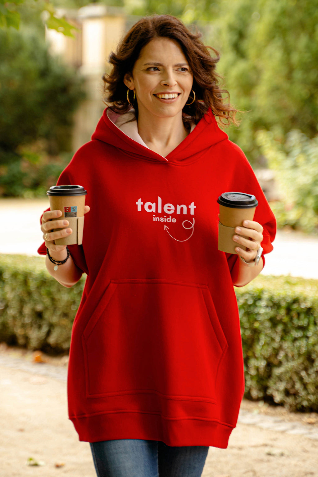 BLUZA Z KAPTUREM TALENT INSIDE